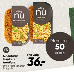 Bilka Orientalsk inspireret færdigret tilbud