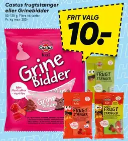 Bilka Castus Grine Bidder eller Frugtstænger tilbud