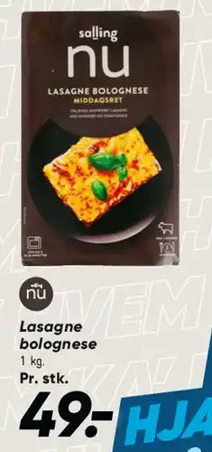 Bilka Lasagne bolognese tilbud