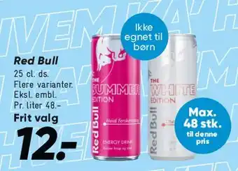 Bilka Red Bull tilbud