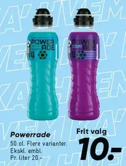 Bilka Powerade (sportsdrik) tilbud