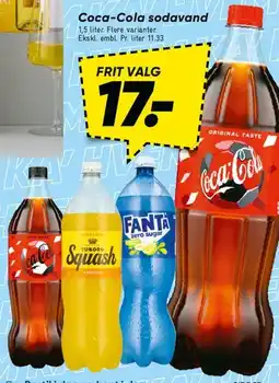 Bilka Coca-Cola sodavand (flasker) tilbud