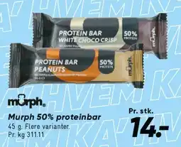 Bilka Murph 50% proteinbar tilbud