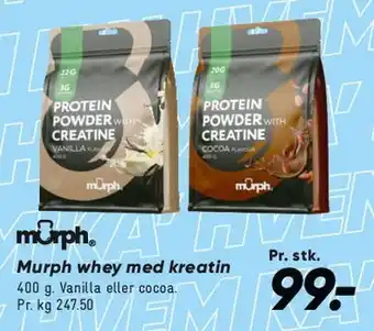 Bilka Murph whey med kreatin tilbud