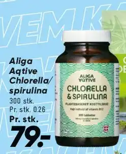 Bilka Aliga Active Chlorella & Spirulina tilbud