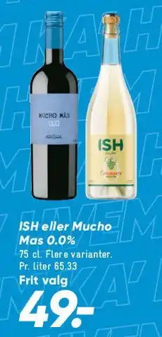 Bilka ISH eller Mucho 0.0% tilbud