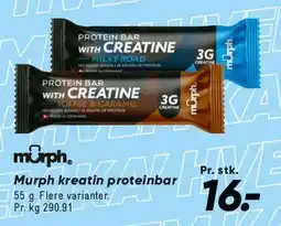 Bilka Murph kreatin proteinbar tilbud