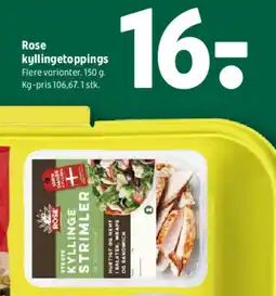 Coop 365 ROSE Kyllingetoppings tilbud