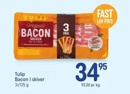 REMA 1000 TULIP Bacon i skiver tilbud