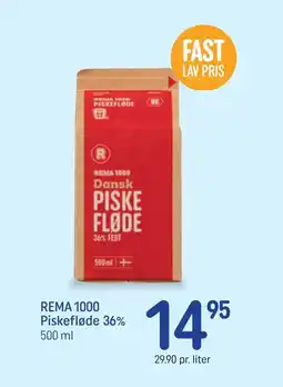 REMA 1000 REMA 1000 Piskefløde 36% tilbud