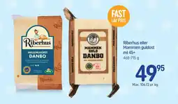 REMA 1000 Riberhus eller mammen guldost ml 45+ tilbud