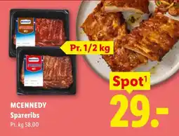 Lidl MCENNEDY Spareribs tilbud