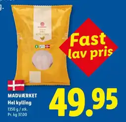Lidl MADVÆRKET Hel kylling tilbud