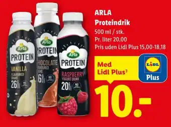 Lidl ARLA Proteindrik tilbud