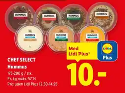Lidl CHEF SELECT Hummus tilbud