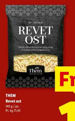 Lidl THEM Revet ost tilbud