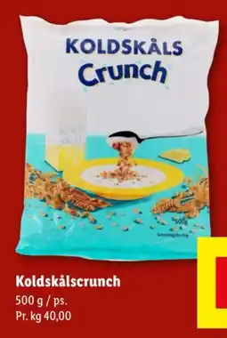 Lidl Koldskålscrunch tilbud