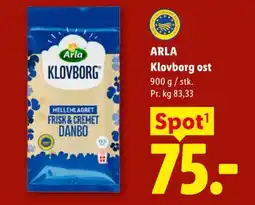 Lidl ARLA Klovborg ost tilbud