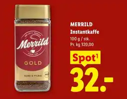 Lidl MERRILD Instantkaffe tilbud