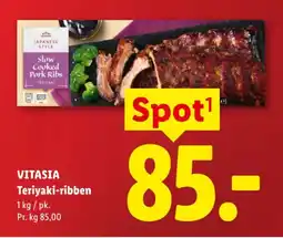 Lidl VITASIA Teriyaki-ribben tilbud