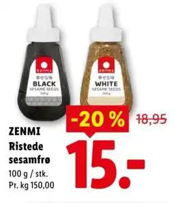 Lidl ZENMI Ristede sesamfrø tilbud