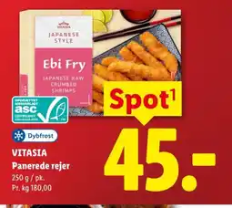 Lidl VITASIA Panerede rejer tilbud