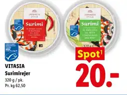 Lidl VITASIA Surimirejer tilbud