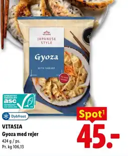 Lidl VITASIA Gyoza med rejer tilbud