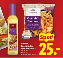 Lidl VITASIA Sesamolie eller grøntsagstempura tilbud