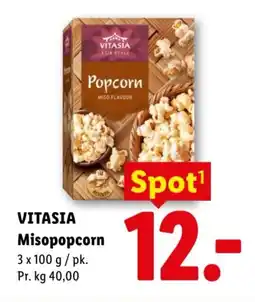 Lidl VITASIA Misopopcorn tilbud