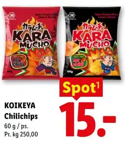 Lidl KOIKEYA Chilichips tilbud