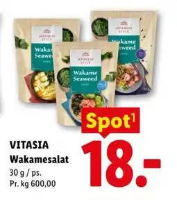 Lidl VITASIA Wakamesalat tilbud