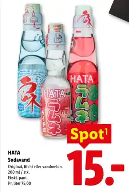 Lidl HATA Sodavand tilbud