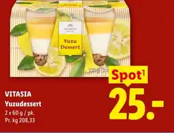 Lidl VITASIA Yuzudessert tilbud