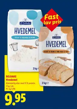 Lidl BELBAKE Hvedemel tilbud