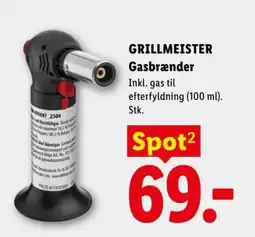 Lidl GRILLMEISTER Gasbrænder tilbud