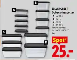 Lidl SILVERCREST Opbevaringsbøtter tilbud