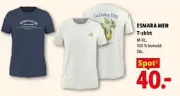 Lidl ESMARA MEN T-shirt tilbud