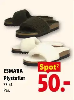 Lidl ESMARA Plystøfler tilbud