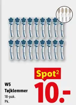Lidl W5 Tøjklemmer tilbud