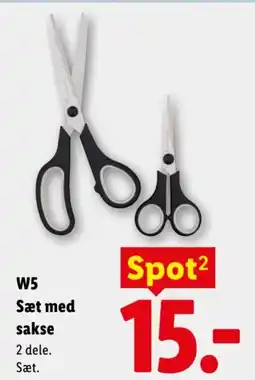 Lidl W5 Sæt med sakse tilbud