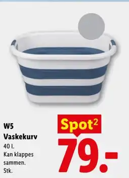 Lidl W5 Vaskekurv tilbud