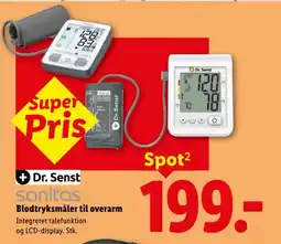 Lidl Sanitas Blodtryksmåler til overarm tilbud