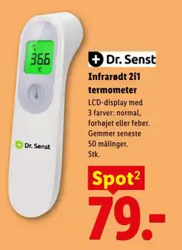Lidl Infrarødt 2i1 termometer tilbud