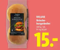 Lidl DELUXE Brioche- burgerboller tilbud