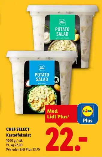 Lidl CHEF SELECT Kartoffelsalat tilbud