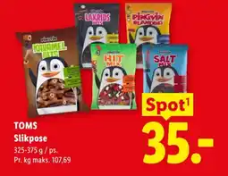 Lidl TOMS Slikpose tilbud