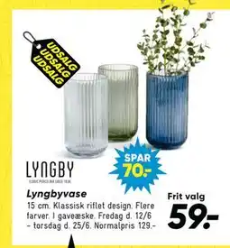 Bilka Lyngbyvase tilbud