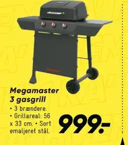 Bilka Megamaster 3 gasgrill tilbud