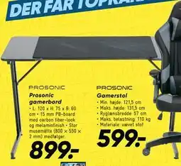 Bilka Prosonic gamerbord tilbud